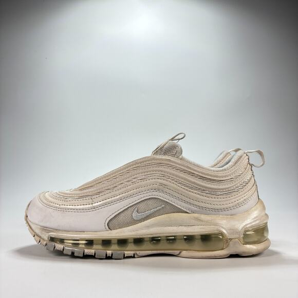Nike Air Max 97 White Lace Up Lifestyle Running Shoes 921733-100 Women’s Size 6 - Picture 4 of 10